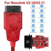 Renolink V2.11 2026 pour Renault : Outil de diagnostic automobile OBD2, programmeur de clés ECM UCH ECU