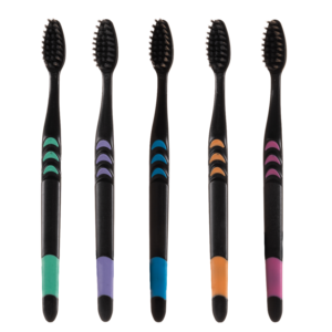 Brosse à dents de voyage individuelle en gros, directement de l'usine, protection des gencives en soie douce, manche ergonomique en nylon et plastique, pour adulte - Product Image 3