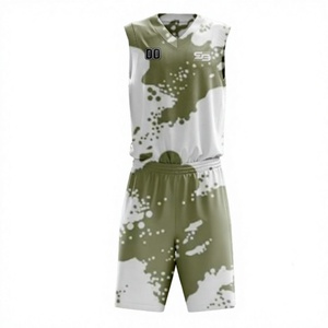 Maillot de basket blanc sans manches, personnalisé, 100% polyester, séchage rapide, respirant, uni, imprimé par transfert thermique, broderie 3D - Product Image 1