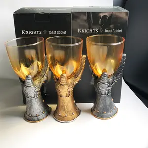 专属骑士手套酒杯饮料圣杯配中世纪文艺复兴国王骑士装饰