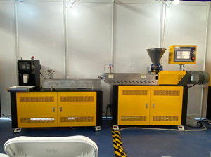 Mesin pengolahan karet plastik pelletisasi plastik kecil Mini ekstruder skala Lab ekstruder sekrup ganda - Product Image 3