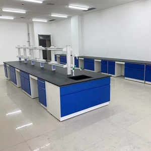 Tavolo da lavoro da laboratorio per attrezzature da laboratorio in acciaio ospedaliero da banco per laboratorio di chimica durevole - Product Image 1