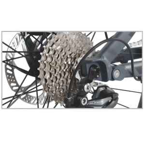 Vélo de <span class=keywords><strong>montagne</strong></span> électrique Roadsan Alps M1 2024, 48V, batterie intégrée 15AH, moteur arrière sans balais en alliage d'aluminium, 27,5 pouces, 9 vitesses - Product Image 6