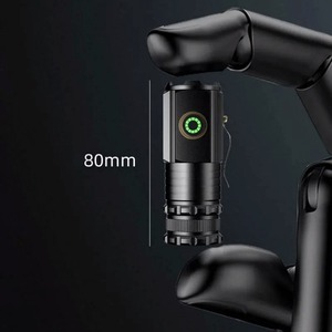 Mini <span class=keywords><strong>lampe</strong></span> torche LED puissante rechargeable par Type-C, batterie 18350, <span class=keywords><strong>lampe</strong></span> torche 2000LM avec aimant de queue, lanterne tactique de <span class=keywords><strong>camping</strong></span> - Product Image 6