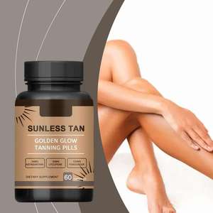 Capsules de <span class=keywords><strong>bronzage</strong></span> favorisant la mélanine pour un hâle naturel rapide et profond, complément alimentaire pour un <span class=keywords><strong>bronzage</strong></span> <span class=keywords><strong>sans</strong></span> <span class=keywords><strong>soleil</strong></span>, 60 gélules - Product Image 1
