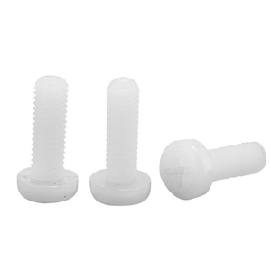 Chất lượng cao màu đen và trắng Nylon nhựa Pan đầu vít với Cross hốc PA66 Nhà Máy Giá M3 M4 M5 M8 M10 kích cỡ - Product Image 5