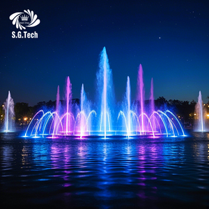 <span class=keywords><strong>Fontaine</strong></span> flottante moderne en acier inoxydable de conception de couronne pour l'étang de jardin et la <span class=keywords><strong>piscine</strong></span> <span class=keywords><strong>LED</strong></span> décoration extérieure de mariage et de partie de lac - Product Image 2