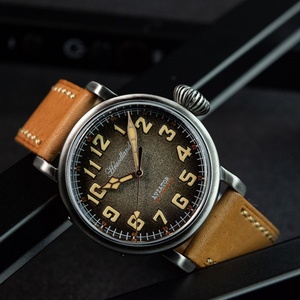 Hruodland Bronze <b>Automatic</b> Dress Men's Watches Sapphire Crystal 200M Water Resistant Mechanical pilot Wrist Watch for Men Male - Product Image 2