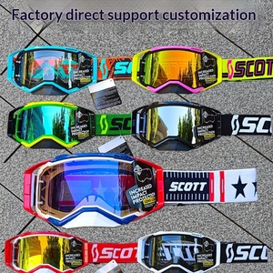 Lunettes de moto en stock usine American <span class=keywords><strong>Scott</strong></span>, lunettes de protection tout-terrain pour casque, ski, cyclisme, descente, coupe-vent, monture intégrale - Product Image 2