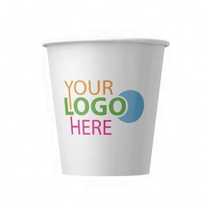 Vasos de Papel Desechables para Bebidas Frías y Calientes de 8oz con Logotipo Personalizado, para Eventos Promocionales - Product Image 1
