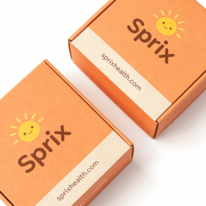 Kids Vitamins Subscription <b>Box</b> Packaging Corrugated Mailer <b>Box</b> E Flute <b>Foldable</b> Mailer <b>Box</b> Custom Packaging - Product Image 5