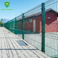Panneaux de clôture en treillis métallique courbé en acier galvanisé revêtu de PVC 3D, haute protection, anti-pourriture, écologiques, pour portails extérieurs de maison et de ferme