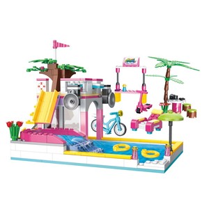 COGO 326 Piezas Bloques de Construcción de Piscina Compatibles con Friends, Juguetes de Ladrillos <span class=keywords><strong>para</strong></span> Niños - Product Image 1