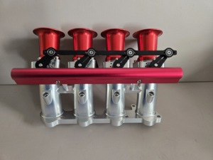 Cuerpos y kits de acelerador de aluminio individuales de nueva condición para VW GTI MK2 <span class=keywords><strong>16V</strong></span> 1,8 2.0L 45mm 50mm ABF/KR/9A/<span class=keywords><strong>G60</strong></span> - Product Image 6