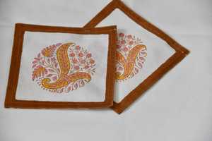 Lot de serviettes en coton imprimé indien main bloc impression serviettes Cocktail dîner serviettes Table Unpaper usage quotidien - Product Image 3