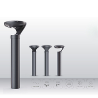 Lampu Bollard LED Tenaga Surya Aluminium IP66 dengan Sensor Gerak PIR & Garansi 5 Tahun untuk Penggunaan Luar Ruangan di Taman, Patio, dan Lanskap