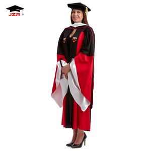 Venta al por mayor Deluxe Stanford Complete Doctoral Regalia Set con bata capucha y gorra <span class=keywords><strong>de</strong></span> ocho lados Tam con borla - Product Image 2