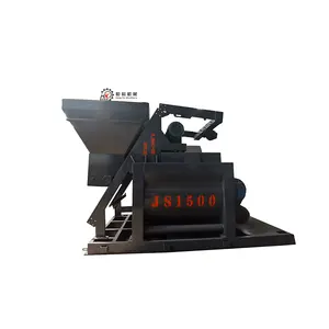 JS500 инженерное строительное смесительное оборудование JS принудительная двойная горизонтальная ось бетономешалка производитель