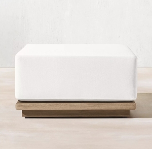 Fabbrica di vendita calda all'aperto divano in Teak Villa Hotel terrazza in legno Rattan sedile per il tempo libero giardino terrazza sedile mobili divano Set - Product Image 5