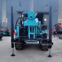 Foreuse Hydraulique sur Chenilles SM300 Haute Performance pour Puits d'Eau DTH 300M, Machine de Forage Portable à Double Usage