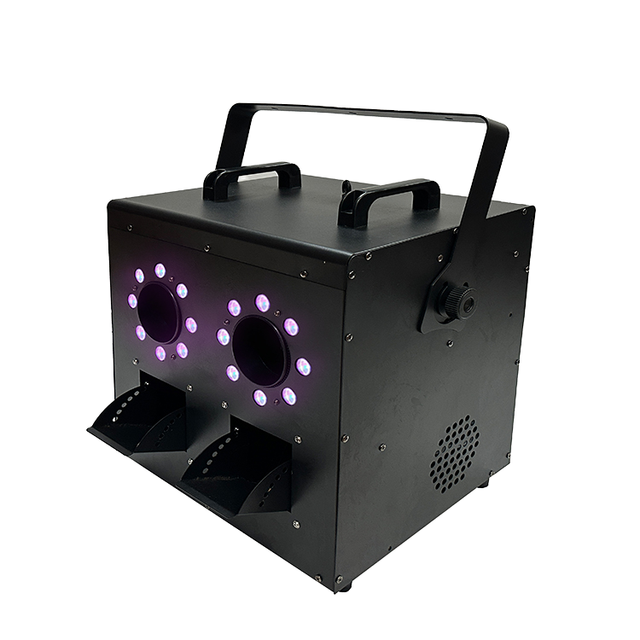 Topflashstar 1500W Dry Ice Bubble Smoke Machine Electric Wireless Remote Control DMX 512 for Weddings Parties Wholesale Metal
