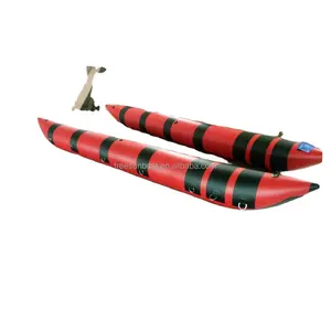 לבן סירות לצוף מותאם אישית PVC סירות צינור עבור מים אופני קיאק 0.9mm/1.2mm PVC 2 שנים נסחף RY-T450 CN;SHN 450cm