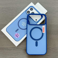 Étui de téléphone magnétique mat de luxe pour iPhone 18 Pro Max 17 Air 13 14 15 16, coque arrière antichoc avec emballage de vente au détail