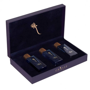 Caja de botella de Perfume de madera de lujo <span class=keywords><strong>MDF</strong></span> personalizada, conjunto de cosméticos, estuche de cuero PU para reloj de Perfume, productos para el cuidado de la piel, aceites esenciales - Product Image 3