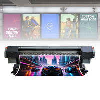 Impresora UV de inyección de tinta de cama plana automática con rodillo de presión de una sola fila 3.2 y rodillo de goma flexible Xp600, nueva tinta UV