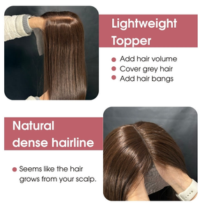 Pelucas Judías Rubias Kosher con Encaje HD de Fabricante Europeo de Cabello, Doble Trama y Puntas Llenas - Product Image 5