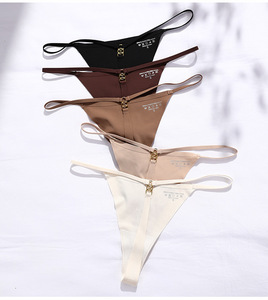 Tanga <span class=keywords><strong>de</strong></span> satén sin costuras <span class=keywords><strong>de</strong></span> talle bajo para <span class=keywords><strong>mujer</strong></span> - Product Image 1