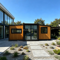 Villa Modulaire Préfabriquée 20ft 30ft 40ft Maison Mobile Pliante 2 3 4 Chambres Maison Conteneur Extensible de Luxe Préfabriquée