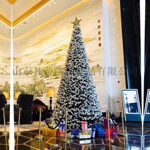 Durable LED Glowing Artificial Christmas <strong>Tree</strong> for Home Outdoor <strong>Use</strong> Customizable Size up 5m Metal Stand-for Holiday Decorations - Product Image 5