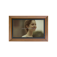 Vorteile 21,5 Zoll Holz Digitaler Bilderrahmen HD-Display Elektronischer Foto rahmen 1080P Video Musik kalender Uhr Fernbedienung