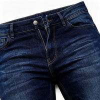 Shorts en jean pour homme, coupe slim, délavé foncé, à revers retroussés, taille mi-haute, poches classiques, décontracté, pour l'été