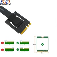 Adaptador de Extensión PCI-E 3.0 PCIe 8X a Interfaz NGFF M.2 Key A+E, 270 Grados, 20CM 30CM 40CM 50CM 60CM