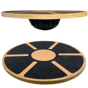 Planche d'équilibre en bois antidérapant 40cm-exercice de rééducation <span class=keywords><strong>Pro</strong></span>, entraînement d'équilibre - Product Image 3