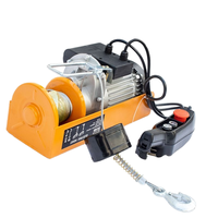 Mini palan électrique à câble de 200kg 220V 230V pour le levage d'un câble métallique PA Mini palan électrique