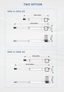 Turtech Swg-A-300a-DC - Abrepuertas Correderas Moderno <span class=keywords><strong>para</strong></span> Exteriores con Energía Solar, Motor <span class=keywords><strong>de</strong></span> 80 W, Compatibilidad con 220 V/110 V - Product Image 6