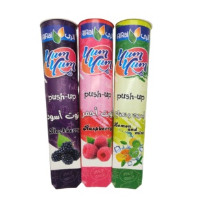 Tubo de Papel <span class=keywords><strong>Calippo</strong></span> de Grado Alimenticio para Envasado de <span class=keywords><strong>Helado</strong></span>, Tubo <span class=keywords><strong>Calippo</strong></span> Personalizado con Logotipo para <span class=keywords><strong>Helado</strong></span> - Product Image 1