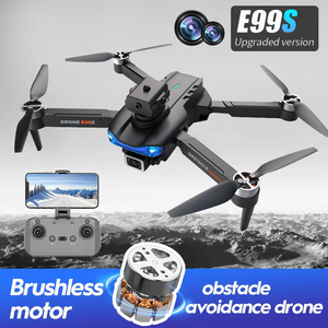 E99s 5G Wifi FPV Không Chổi Than Drone Tránh Chướng Ngại Trở 4K HD Chụp Ảnh Trên Không Máy Bay Bốn Trục <span class=keywords><strong>RC</strong></span> Máy Bay Đồ Chơi Trẻ Em - Product Image 2