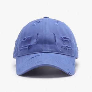 Casquette de baseball unisexe à visière incurvée, 6 panneaux, 100% coton, souple, effet vieilli, polyvalente, unique, vintage, fine et classique - Product Image 6
