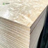 Panneau OSB en pin de 18 mm d'épaisseur avec colle E1, sans formaldéhyde, performance de coupe stable, panneau à copeaux pour artisanat laser et revêtement de meubles