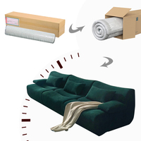 Grand Canapé Compressé en Forme de L pour Salon, Canapé Modulaire sous Vide, Chaise à Compression, Éponge de Canapé Compressée