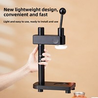 Machine de scellage manuelle personnalisable pour la mise en conserve, idéale pour les boissons commerciales, les salons de thé, les stands de rue, réglable en hauteur