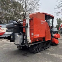 Gebrauchter EX118 Raupenmähdrescher mit geschlossener Kabine, 118 PS, leistungsstark, hohe Betriebsgeschwindigkeit, Getreide- und Maishäcksler