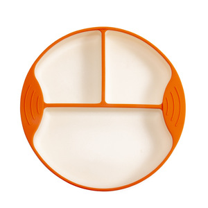 Vassoio per bambini con gioco di <span class=keywords><strong>cena</strong></span> irregolare bianco Set di piatti per stoviglie con mangiatore pignolo dorato resistente per Set di piatti nordici a forma di festa - Product Image 1