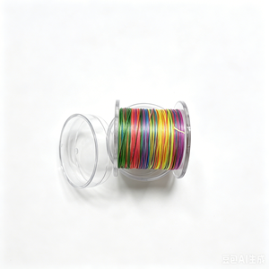 Ligne de pêche tressée Loong Braid MAX <span class=keywords><strong>4</strong></span> brins en PE, 100 m, multicolore, super résistante, usage en rivière - Product Image 5