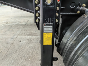 Semi-remorque en acier de type U à 4 essieux de 50 tonnes avec benne basculante à charbon, fabriquée en Chine par un producteur professionnel de remorques de camions. - Product Image 6