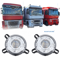 Nouvel ensemble de phares antibrouillard LED HuaFuXing pour camion Renault Magnum 24V – Amélioration des feux de conduite avant à projecteur